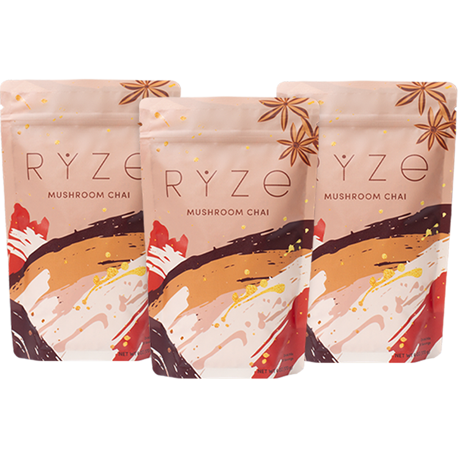 RYZE Mushroom Chai bags