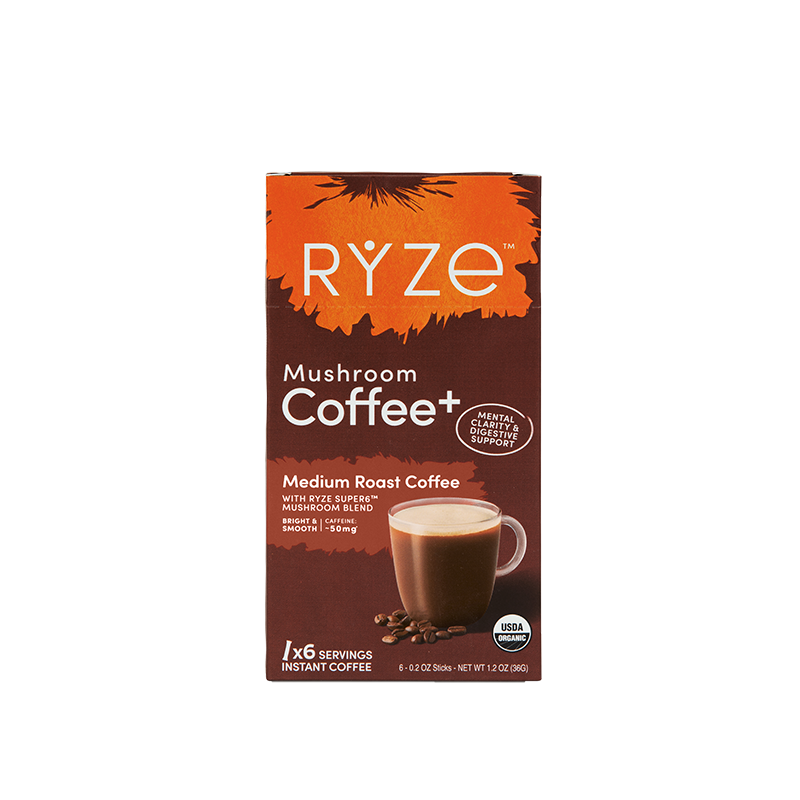 RYZE Medium Roast Carton Front